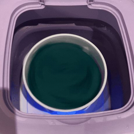 Mini lavatrice con centrifuga rapida